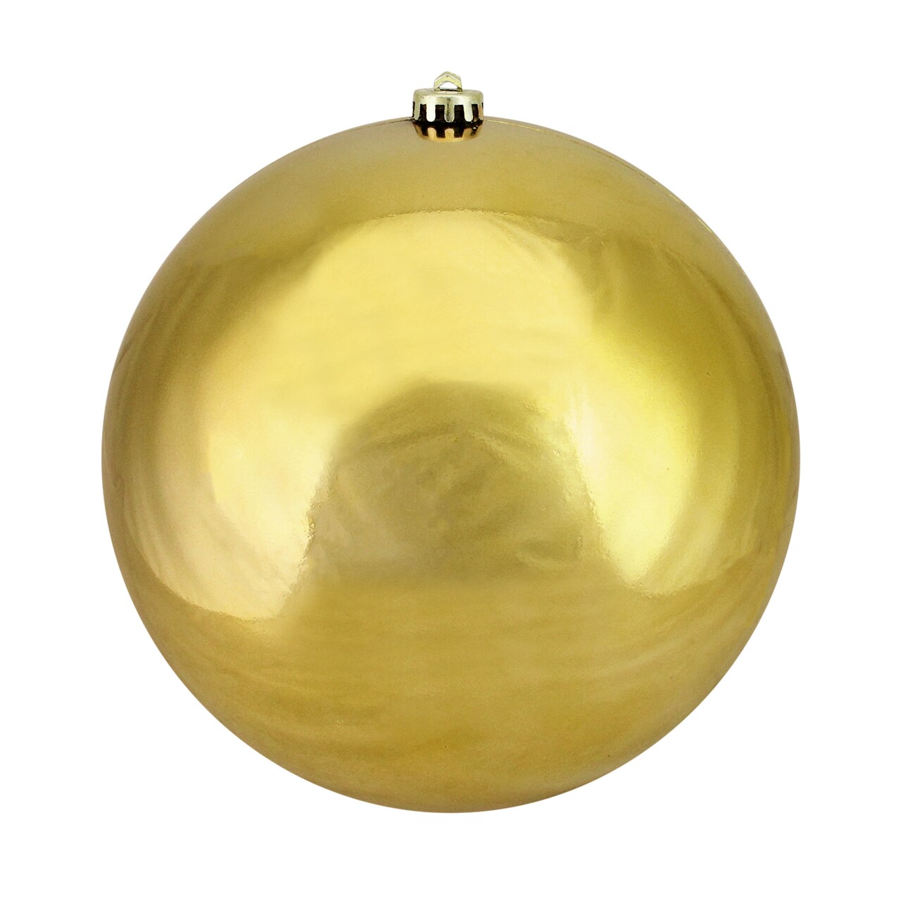 Northlight Shiny Shatterproof Commercial Christmas Ball Ornament - 8" (200mm) - Vegas Gold